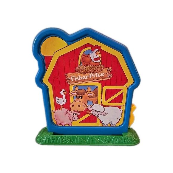 Rare Fisher Price Barnyard Bingo 1994  Barn Token Caller Collectible Vintage Toy - Picture 1 of 7
